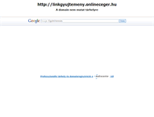 Tablet Screenshot of linkgyujtemeny.onlineceger.hu